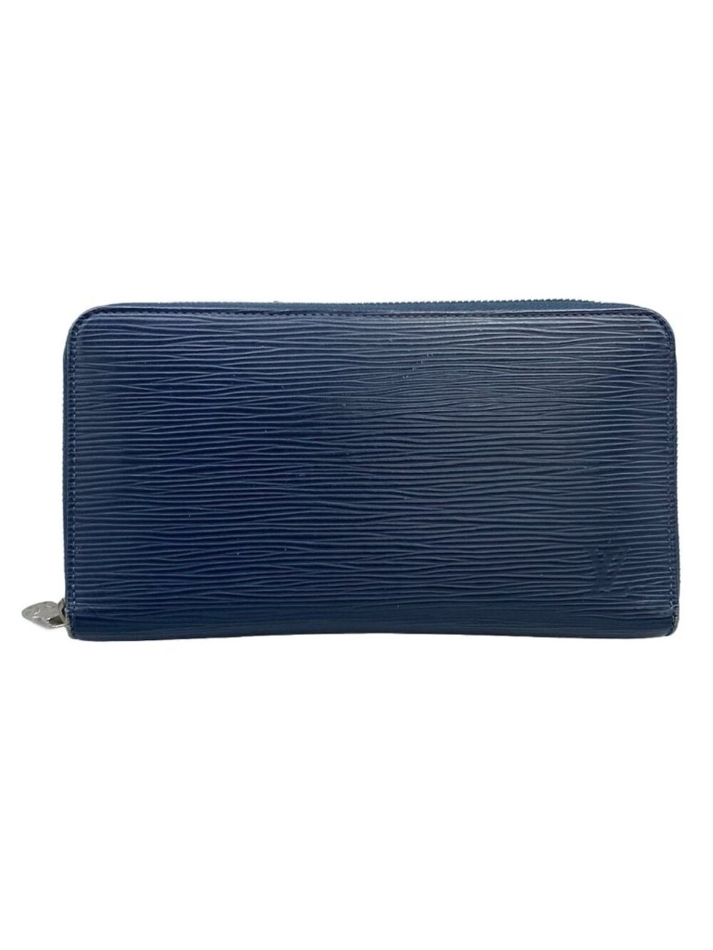 Louis Vuitton Wallet Epi Zippy Organizer NM Navy Leather Cowhide